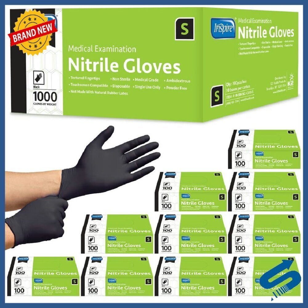 Nitrile Gloves Disposable Latex Free Professional Grade 1000 Count